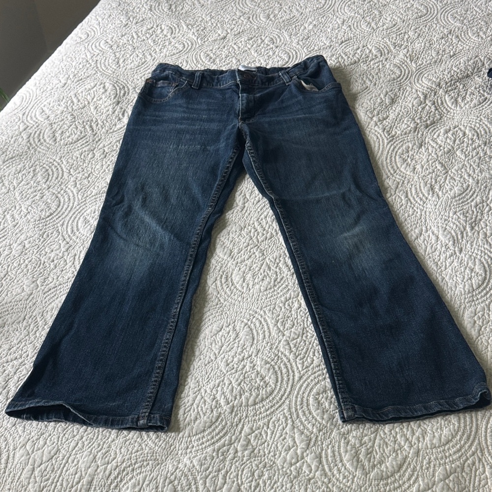 Wrangler Dark Wash Boys bootcut Jeans